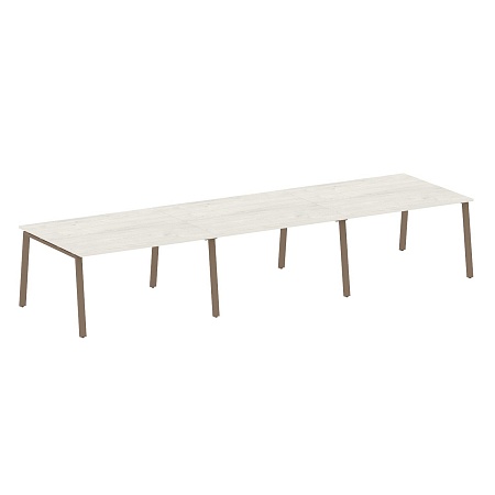 Переговорный стол (3 столешницы) на А-образном м/к БА.ПРГ-3.3