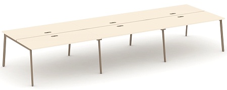 Рабочая станция на 6 мест с лючком ES.D.RS-6.4-LP