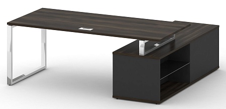 Стол руководителя с опорной греденцией , левый SK.SRG-200 (L)