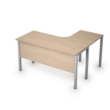 Стол на металлических опорах, экран ЛДСП 2МД.130L