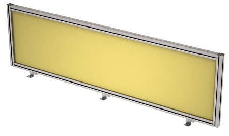 Барьер фронтальный в алюминевом профиле, вставка т...