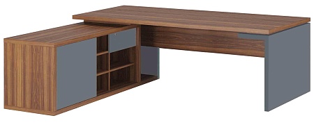 Стол письменный на опорной креденции, левый ZIO28510431