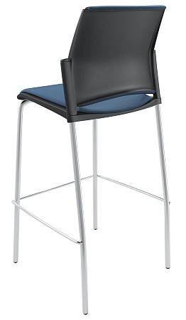 RESTART барный, каркас Хром, Пластик Черный ЦБ-00011308