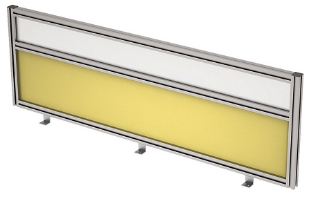 Барьер фронтальный в алюминевом профиле, вставка с...