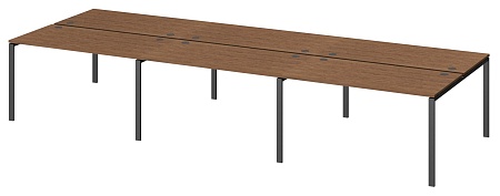 Бенч двойной на 6 рабочих мест  АМБ-003.60-6