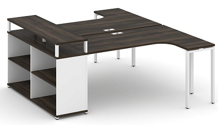 Рабочая станция с опорным стеллажом с верхним горизонтом CN.DSA-204