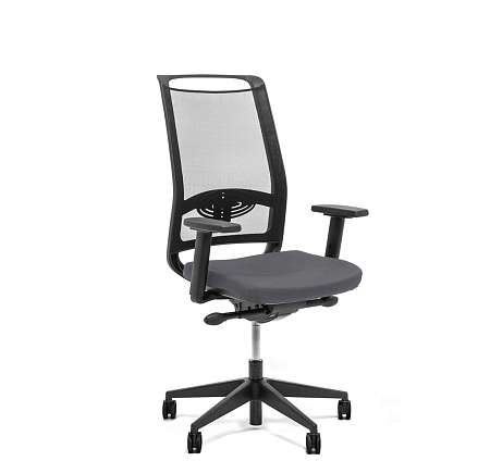 Кресло, синхр,2D, черн Romeo ME27 2D black MH YI386