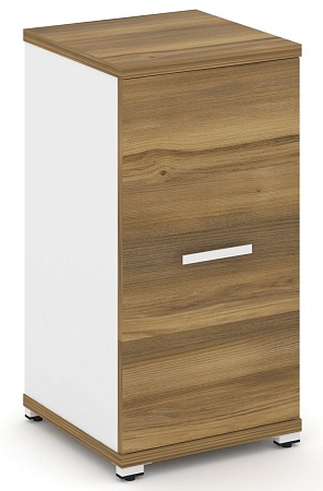 Шкаф одна узкая секция, 2 ниши (фасад ЛДСП, 2 ниши) CN.STU-213 B/W