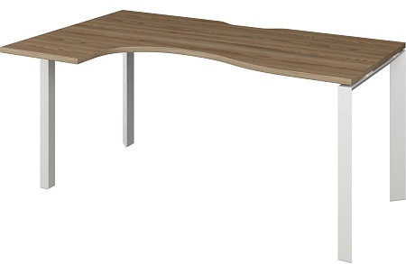 Стол эргономичный левый на металлокаркасе НТМП.П-060.ЛВ