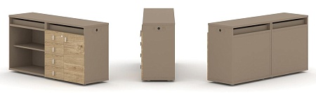 Набор №4. Тумба двойная + топ ES.NB.2T-4