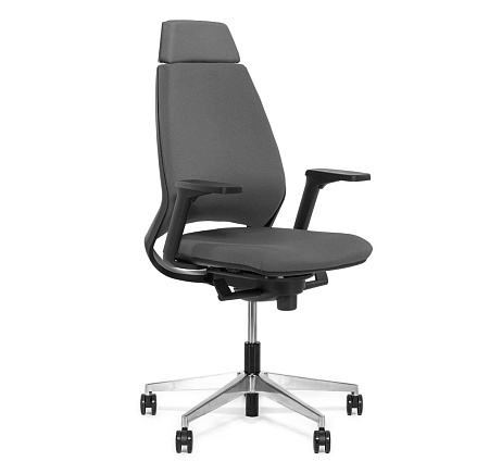 Кресло синхр,3D,черн,подг 4U 600 3D black MH YI009 headrest