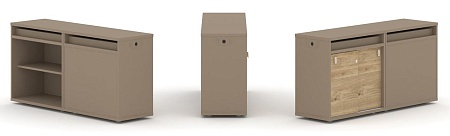 Набор №5. Тумба двойная + топ ES.NB.2T-5