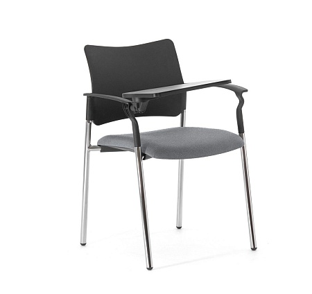 Кресло со столик, опоры Pinko plastic 4legs SLW 58 Arms+WT