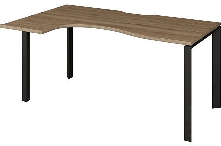 Стол эргономичный левый на металлокаркасе НТМП.П-060.ЛВ