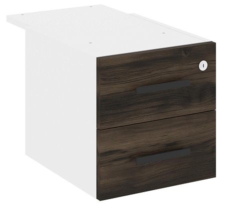 Тумба с двумя ящиками CN.PT-004 B/W