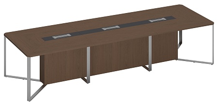 Стол для переговоров составной 3-секционный опоры металлик ВЛ 107 ДТ АТ ДТ ХР