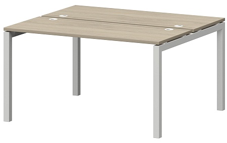 Бенч двойной на металлокаркасе СМС2-П-14К.120.Пр50