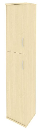 Шкаф высокий узкий левый (1 средняя дверь ЛДСП, 1 низкая дверь ЛДСП) А.СУ-1.8 (L)