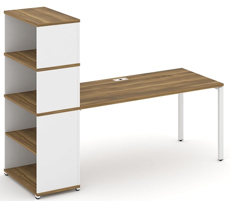 Стол рабочий с опорным стеллажом с надставкой высокой CN.SP-216