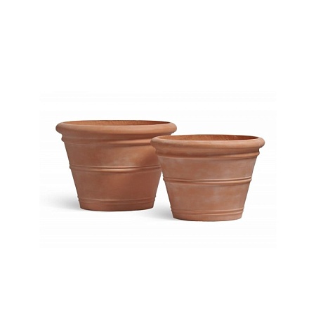 Кашпо TREEZ Ergo Italica Классический конус Терракот д-61, в-43 см 1/1
