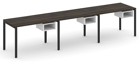 Рабочая станция односторонняя с подвесными тумбами на 3 места CN.ORS-122