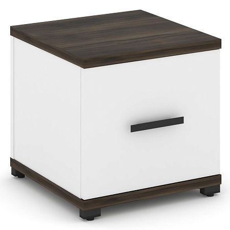 Тумба приставная 1 распашной фасад. CN.TUP-004 B/W