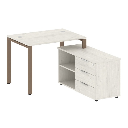 Рабочая станция с опорной тумбой правая БП.РС-СТС -2.1 Пр