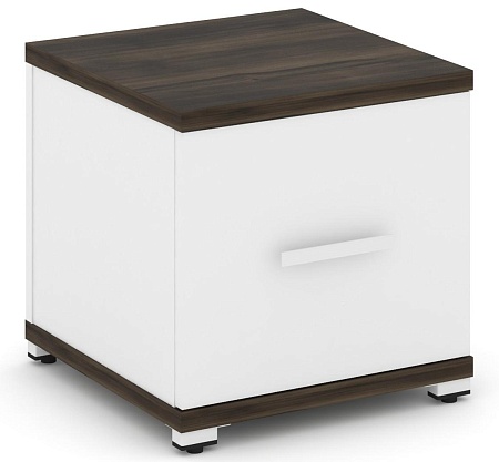 Тумба приставная 1 распашной фасад. CN.TUP-004 B/W