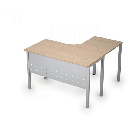 Стол на металлических опорах, экран металл 2МК.128L