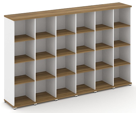 Стеллаж шесть узких секций, 4 ниши CN.STU-460