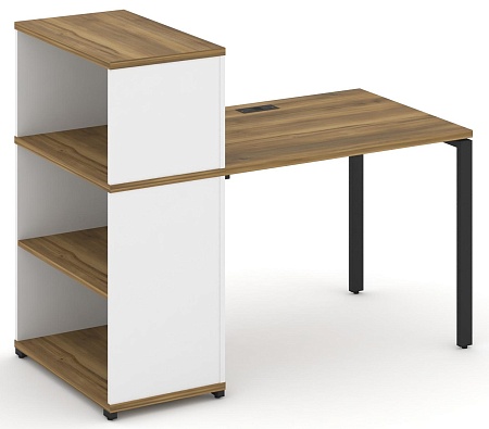 Стол рабочий с опорным стеллажом с надставкой низкой CN.SP-209