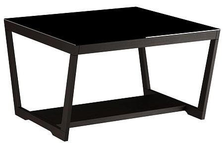 Журнальный столик Beauty Style 1 (Венге/Черное сте...