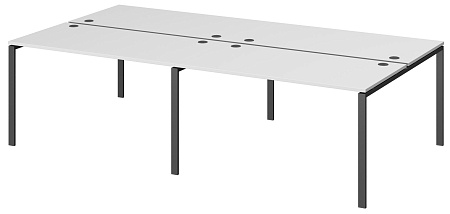 Бенч двойной на 4 рабочих места АМБ-005-4