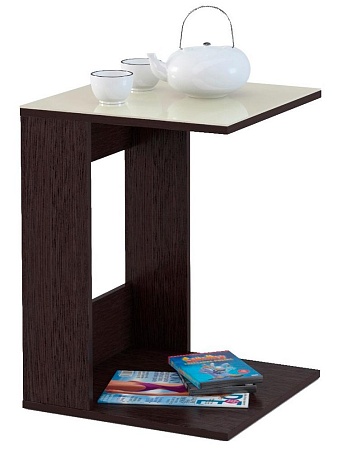 Журнальный столик Beauty Style 3 (венге/стекло беж...