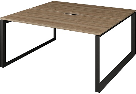 Бенч двойной на 2 рабочих места на металлокаркасе НТМП.О.Б2-120