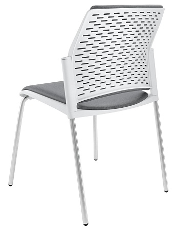 REWIND Стул, каркас Хром, Пластик Белый ЦБ-00011217