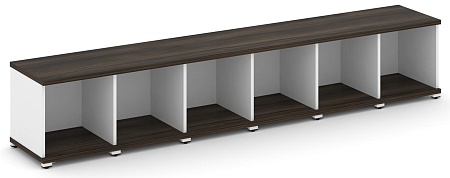 Стеллаж шесть узких секций, 1 ниша CN.STU-160