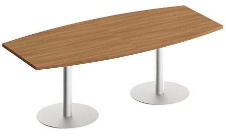 Стол для переговоров бочкообразный на опорах-колоннах ПТ 142