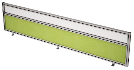 Барьер фронтальный в алюминевом профиле, вставка с...