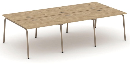 Рабочая станция на 6 мест с лючком ES.D.RS-6.1-LK