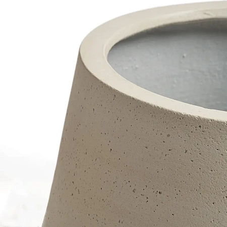 Кашпо Treez Ergo Fine Rock Design-чаша Белый песок в-67 см, д-66 см