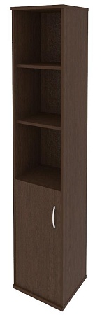 Шкаф высокий узкий левый (1 низкая дверь ЛДСП) А.СУ-1.1 (L)