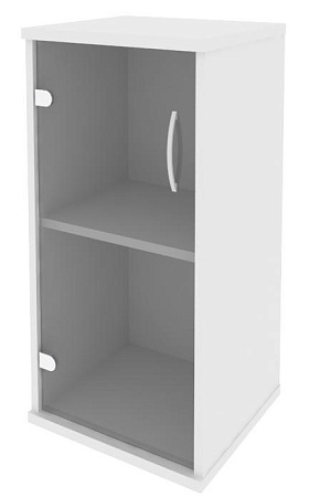 Шкаф низкий узкий левый (1 низкая дверь стекло) А.СУ-3.2 (L)