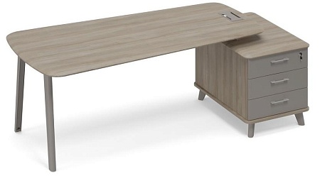 Стoл руководителя (тип 3) опорная тумба малая ТМ М1 120