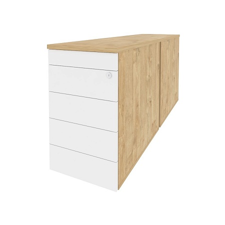 Тумба двойная приставная / опорная (TIP-ON)  O.TPO-2.8 TIP