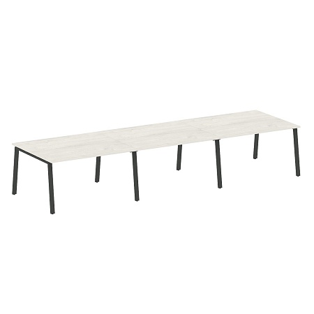 Переговорный стол (3 столешницы) на А-образном м/к БА.ПРГ-3.3