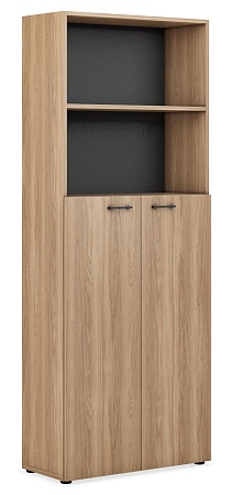 Шкаф для документов ( низ средние фасады, верх открытый) EVL406/U003/ANT.U003