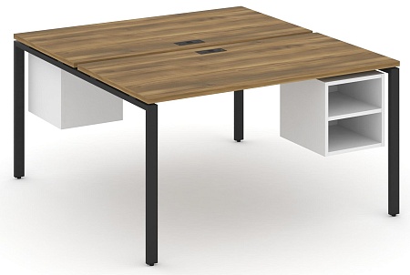 Рабочая станция двух сторонняя с подвесными тумбами на 2 места CN.DRS-107