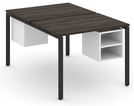 Рабочая станция двух сторонняя с подвесными тумбами на 2 места CN.DRS-105