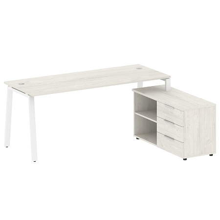 Рабочая станция на А-образном м/к с опорной тумбой правая БА.РС-СТС-2.5 Пр